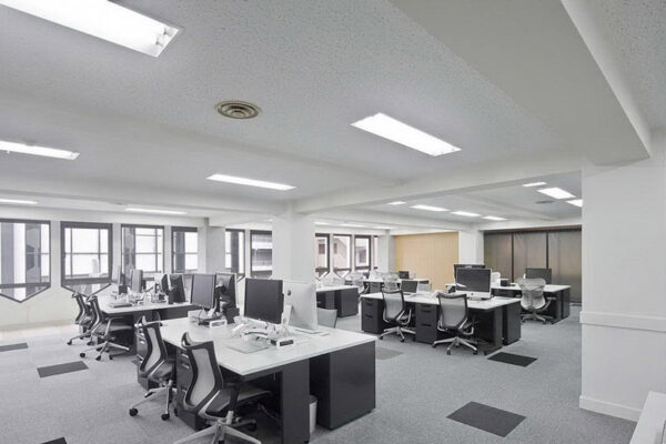 Iluminação de escritórios com led