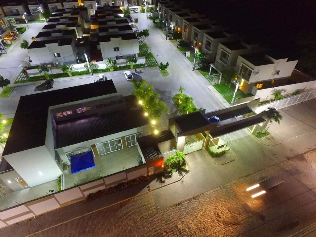 luminária pública led pétala